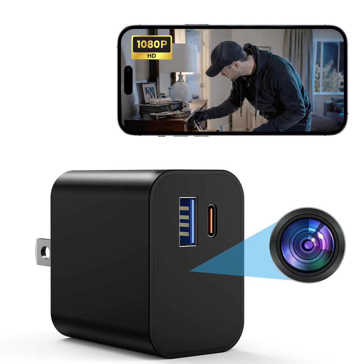 A Wall Charger That Also Keeps an Eye on Things