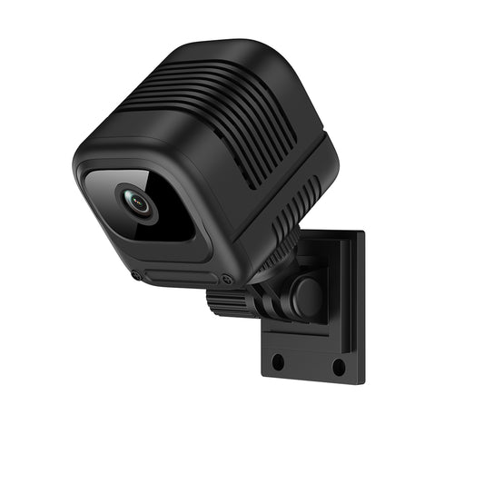 Mini cámara de seguridad WiFi 1080P – Gran angular de 130°, visión nocturna, alertas de movimiento y control remoto por aplicación (W08)