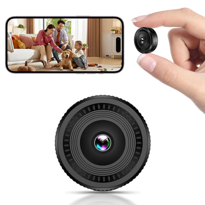 Cámara de seguridad inalámbrica mini C8 1080P | Monitor de hogar con visión nocturna y gran angular | LTKUXS