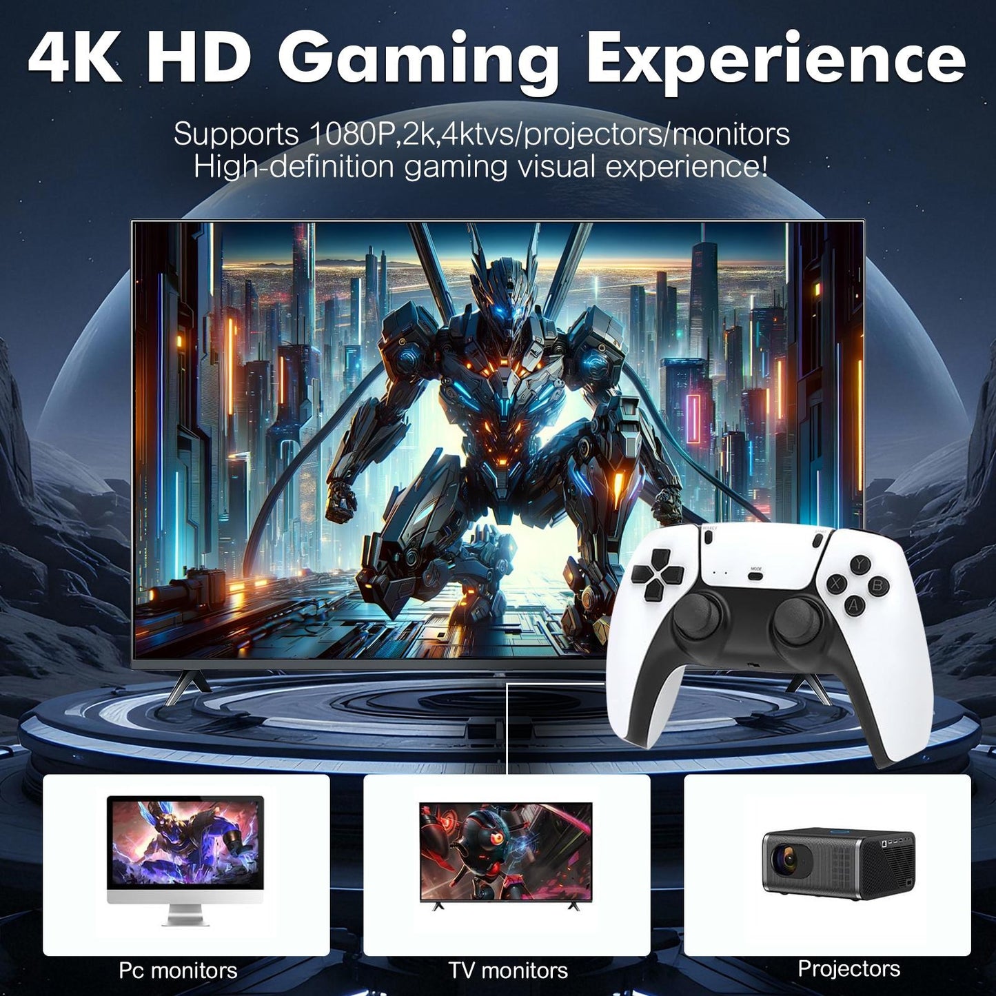 RS5 Handheld Game Console – 10,000+ Games Built-In