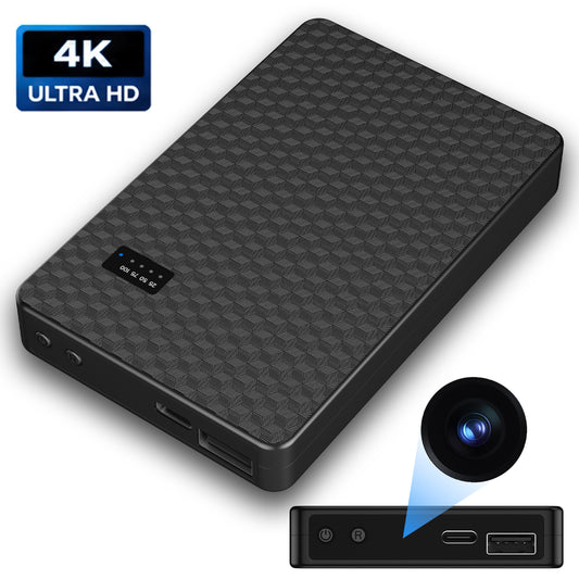 LTKUXS 1080P Cámara Espía WiFi Power Bank - Visualización Remota en Tiempo Real y Batería de 5,000mAh