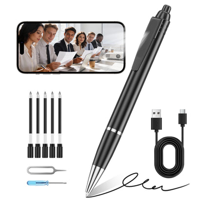 Cámara corporal tipo bolígrafo HD 1080P de 64 GB H2 – Bolígrafo espía oculto portátil | LTKUXS