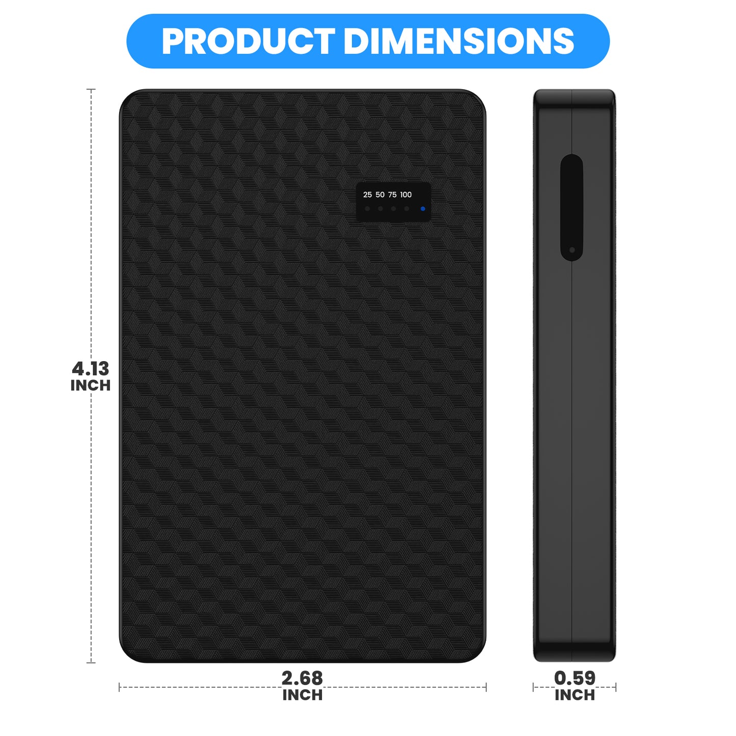 LTKUXS 1080P Cámara Espía WiFi Power Bank - Visualización Remota en Tiempo Real y Batería de 5,000mAh