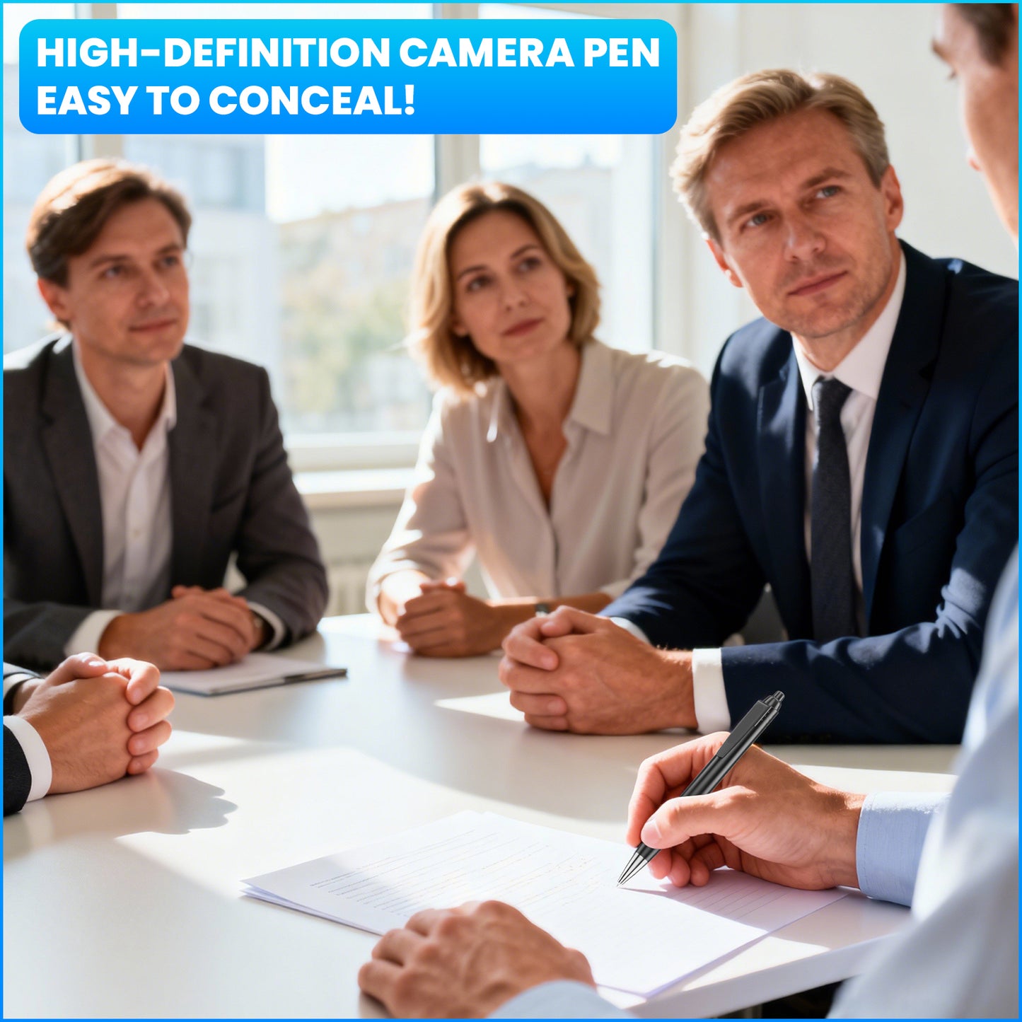 Cámara corporal tipo bolígrafo HD 1080P de 64 GB H2 – Bolígrafo espía oculto portátil | LTKUXS